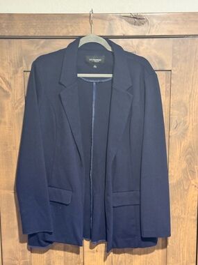 Liverpool Navy Open-Front Blazer